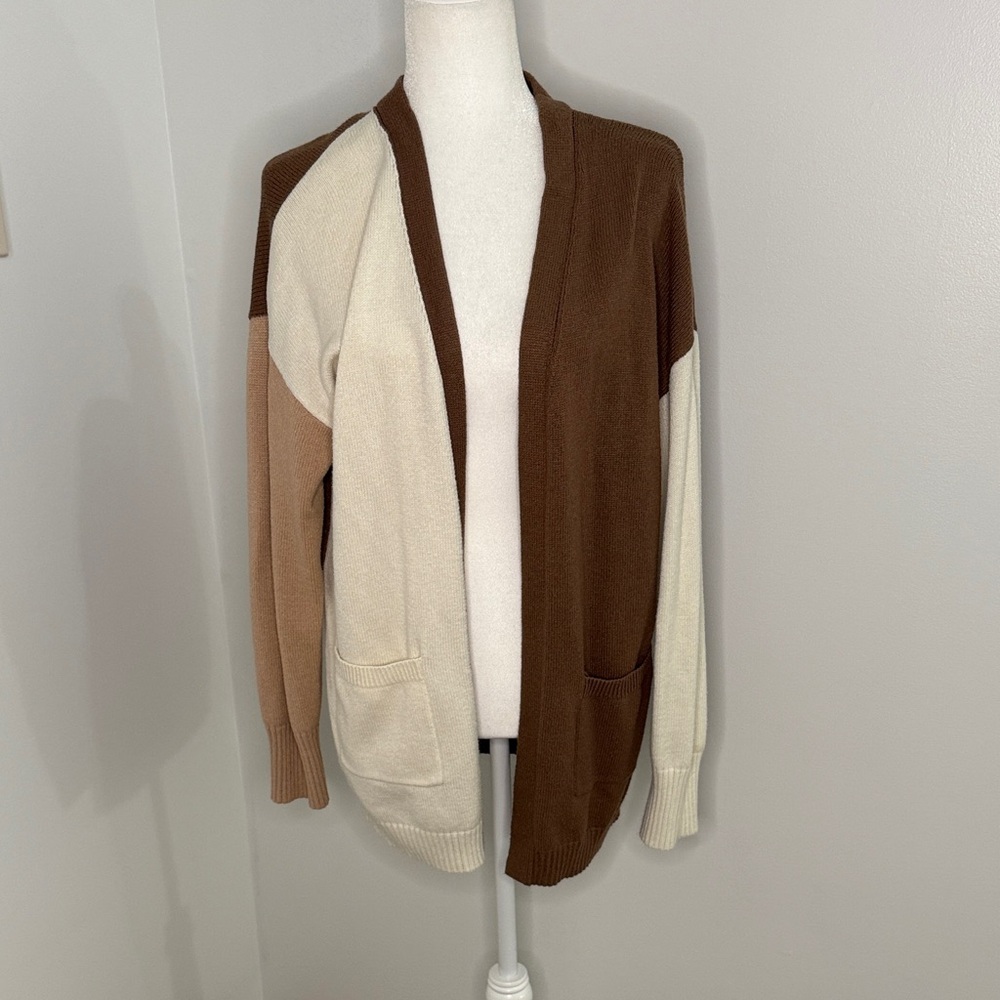 Mine Multicolor Open Front Cardigan